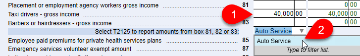 Income reported on t4