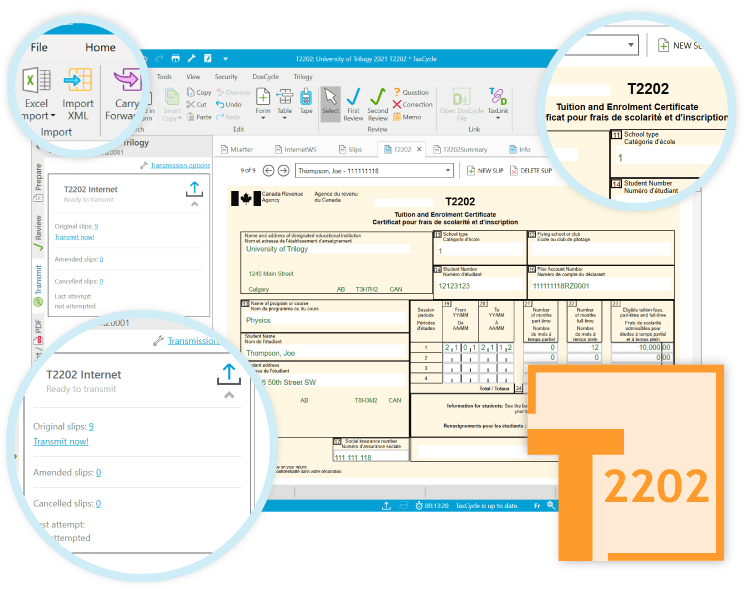 TaxCycle T2202