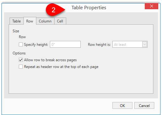table-properties