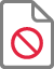 Cancelled Slip Icon