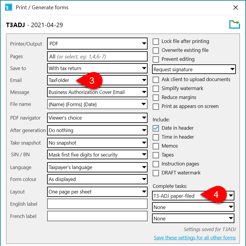 Screen Capture: Print Dialog Box