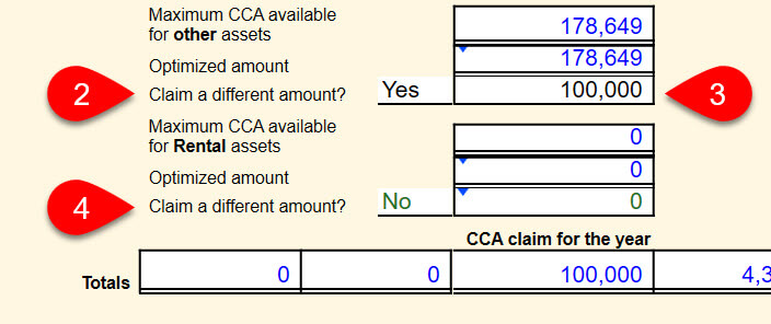 Screen Capture: Claim a different amount?