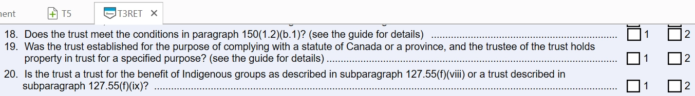 Screen Capture: New questions on the T3RET